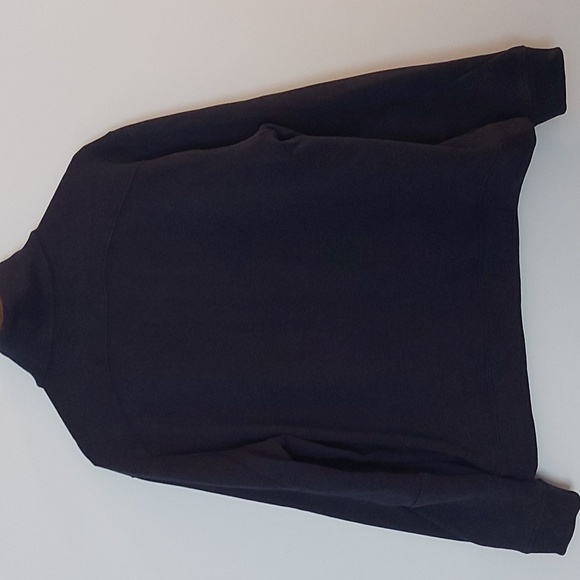 Ministry of Supply 1/4 Zip Pullover Sweater Heather Blue Two Pockets Size Medium - Picture 2 of 7